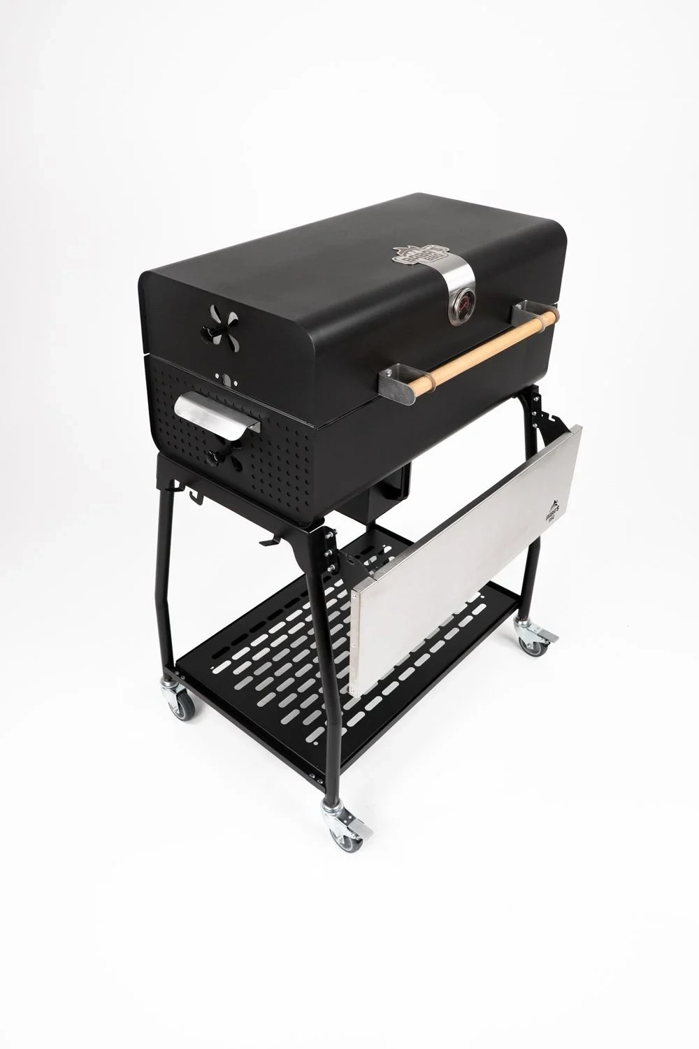 BABAS STOVE BBQ7500 KÖMÜRLÜ TEKERLEKLİ BARBEKÜ MANGAL + TEMEL MANGAL SETİ